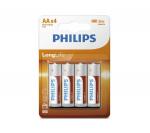 Baterie Philips Long life R6 AA 1,5V